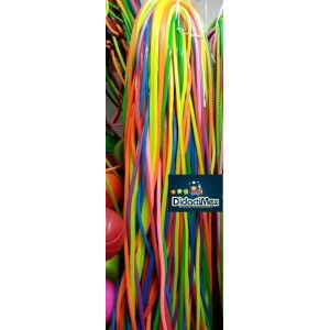CUERDA PARA SALTAR FLUORESCENTE CON 12 PIEZAS
