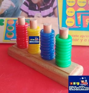 ABACO VERTICAL DE MADERA DE 4 LINEAS ABACO VERTICAL DE MADERA DE 4 LINEAS