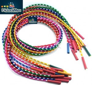 CUERDA PARA SALTAR TEJIDA CON 12 PIEZAS