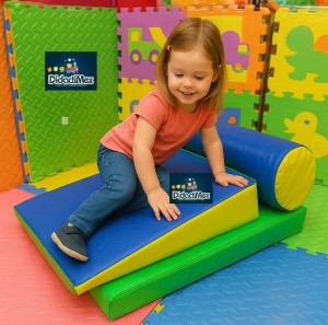 KIT DE ESTIMULACION TEMPRANA DE 3 PIEZAS FORRO EN VINIL