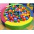 ALBERCA DE ESTIMULACION TEMPRANA CHICA REDONDA COLORES BASICOS FORRO EN VINIL 