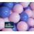 500 PELOTAS PARA ALBERCA ROSA PASTEL CON MORADO