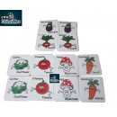 MEMORAMA DE VERDURAS DE PLASTICO 