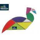 TANGRAM OVAL DE MADERA 15 X 15 CM