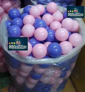 500 PELOTAS PARA ALBERCA ROSA PASTEL CON MORADO