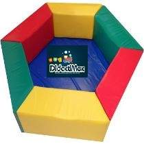 ALBERCA DE PELOTAS HEXAGONAL FORRO EN LONA 