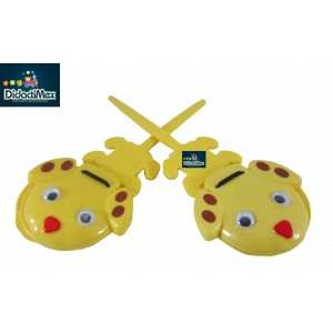 CASTAÑUELA DE PLASTICO CON MANGO 