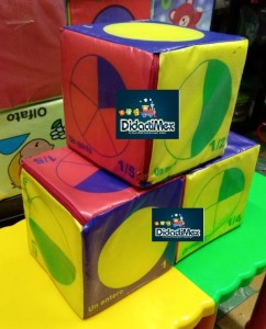 CUBO DE FRACCIONES 20 X 20 CM