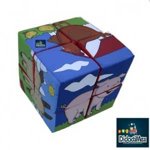 CUBO ROMPE FIGURAS GRANJA