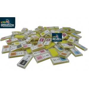 DOMINO DE TABLAS DE MULTIPLICAR CON 100 PIEZAS DOMINO DE TABLAS DE MULTIPLICAR CON 100 PIEZAS
