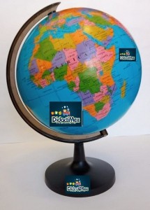 GLOBO TERRAQUEO DIDACTICO DE 22 CM DE DIAMETRO GLOBO TERRAQUEO DIDACTICO DE 22 CM DE DIAMETRO