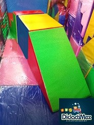 KIT DE ESTIMULACION TEMPRANA GRANDE DE 3 PIEZAS COLORES BASICOS FORRO EN LONA