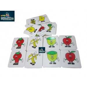 MEMORAMA DE FRUTAS DE PLASTICO MEMORAMA DE FRUTAS DE PLASTICO