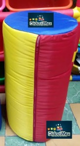 RODILLO DE ESTIMULACION TEMPRANA 30 X 60 CM RELLENO DE HULE ESPUMA FORRO EN LONA RODILLO DE ESTIMULACION TEMPRANA 30 X 60 CM RELLENO DE HULE ESPUMA FORRO EN LONA