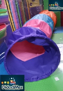 TUNEL GUSANO DE GATEO COLORES PASTEL