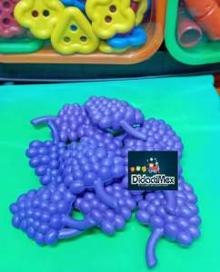 UVAS DE JUGUETE CON 10 PIEZAS